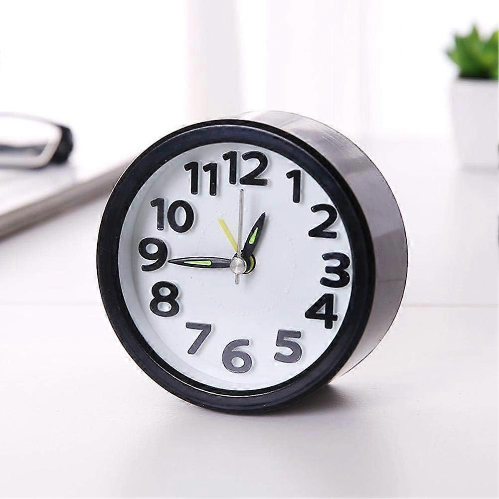 Two-Piece Mini Alarm Clock Set, Simple Silent Desktop Clock