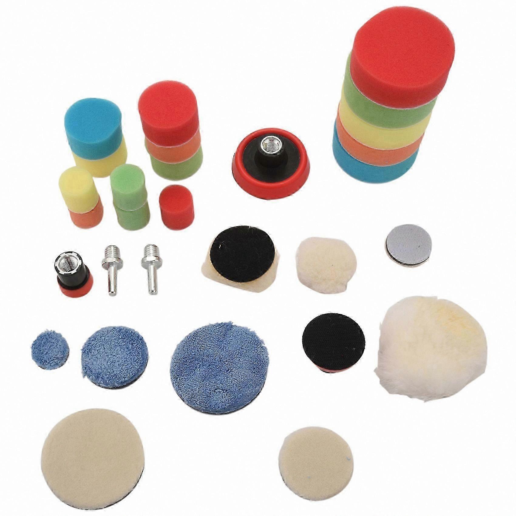 Car Polishing Pad Set for Buffing and Waxing