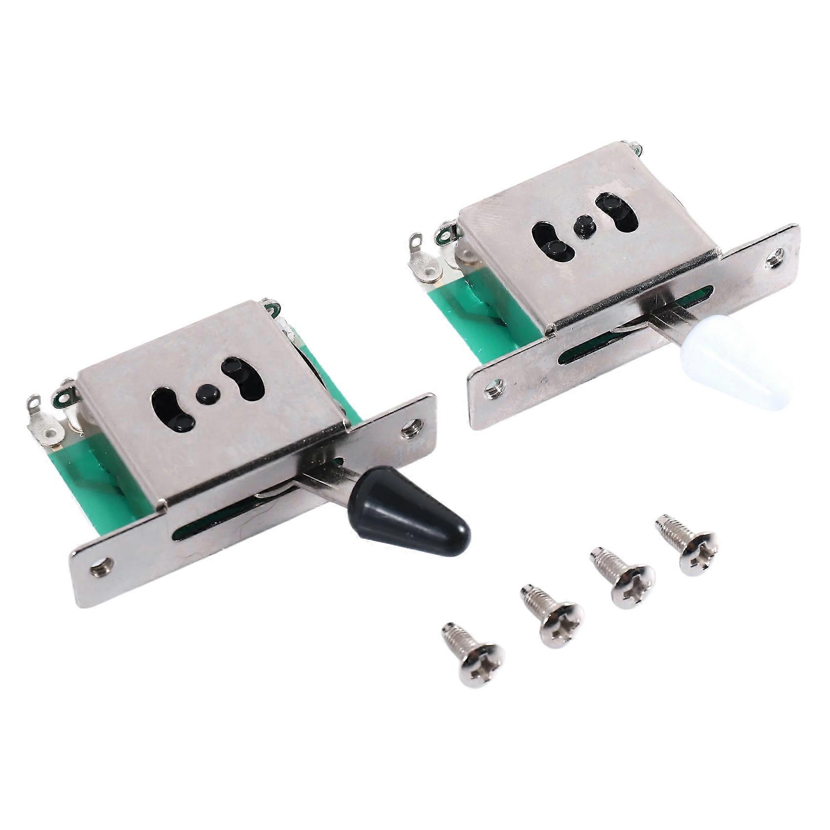 2Pcs 5 Way Pickup Selector Toggle Switch for ST/SQ Series Electric Guitar Shift Switchs