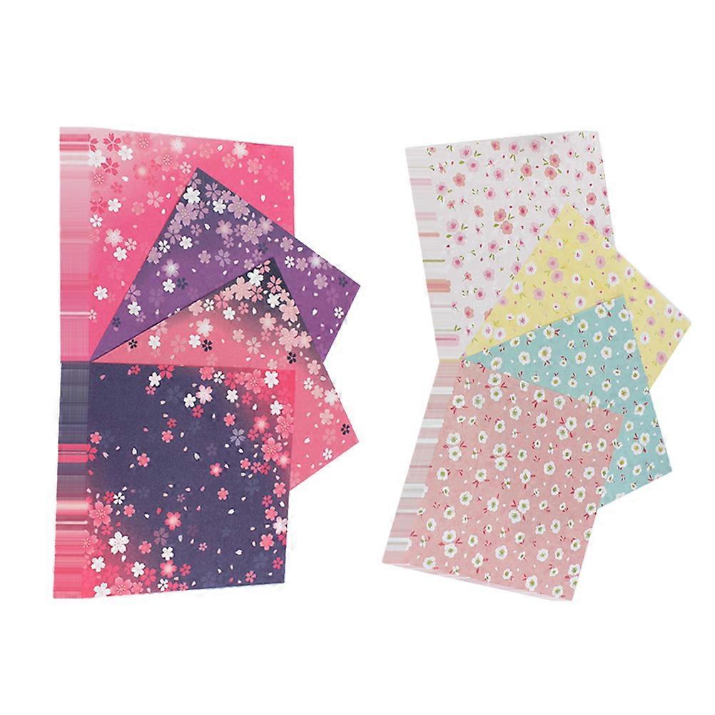 Cherry Gilding Origami Paper for Handwork with 120Pcs Assorted Color Sheets