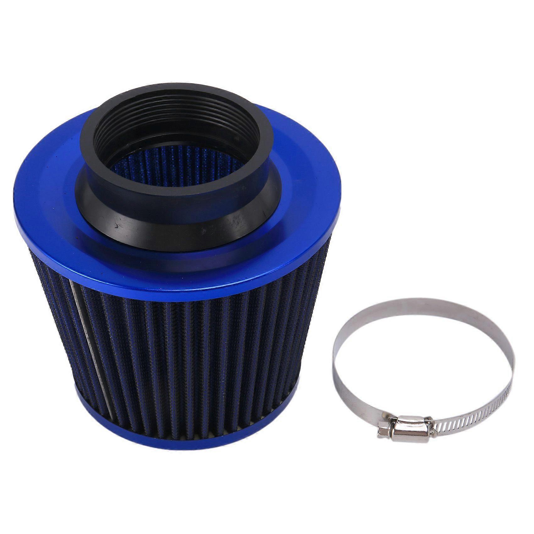 Universal Car Filter Vehicle Induction Kit High Mesh Blue Finish