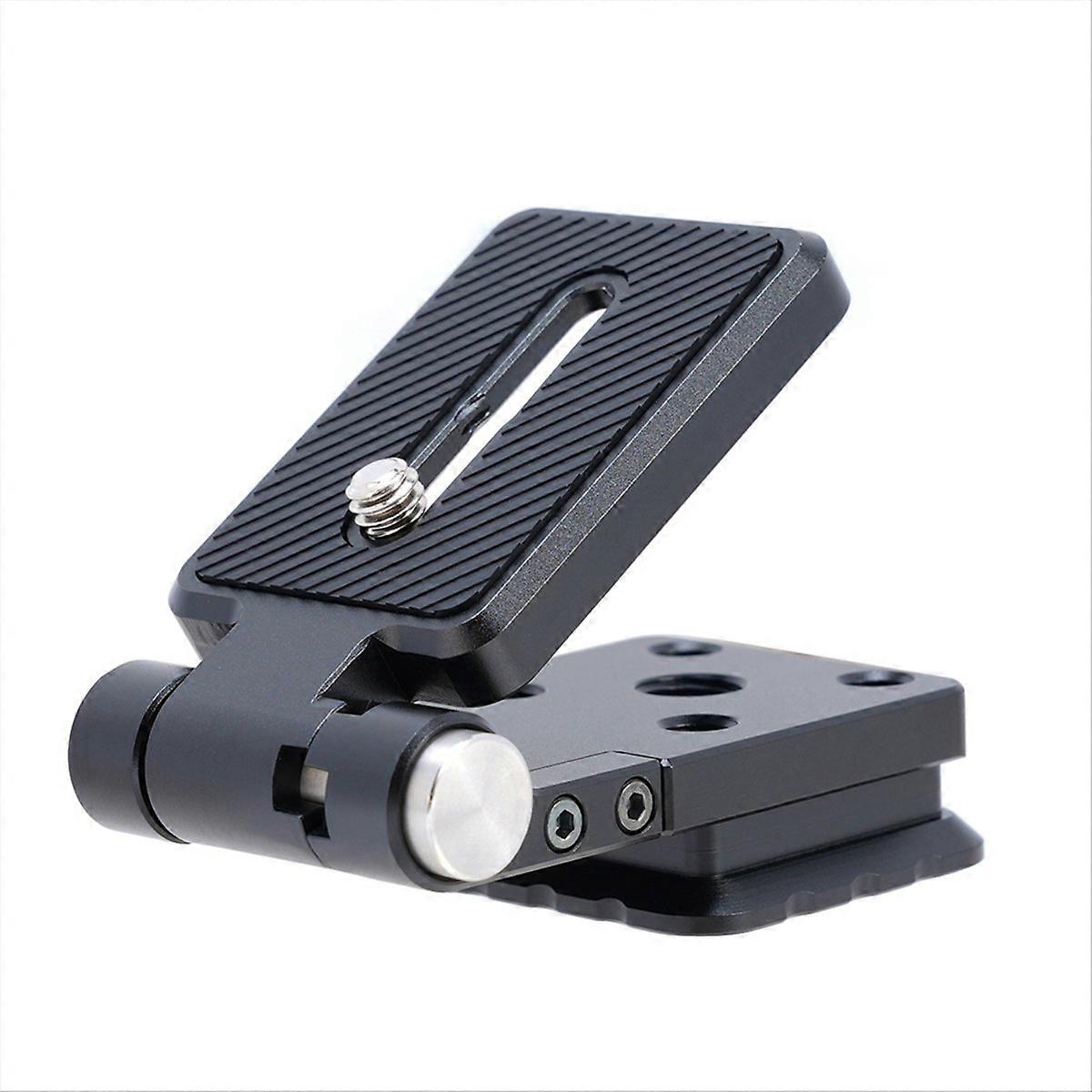 DSLR Camera Folding L Bracket Vertical Horizontal Switching Camera Mount Quick Release Plate for Tri