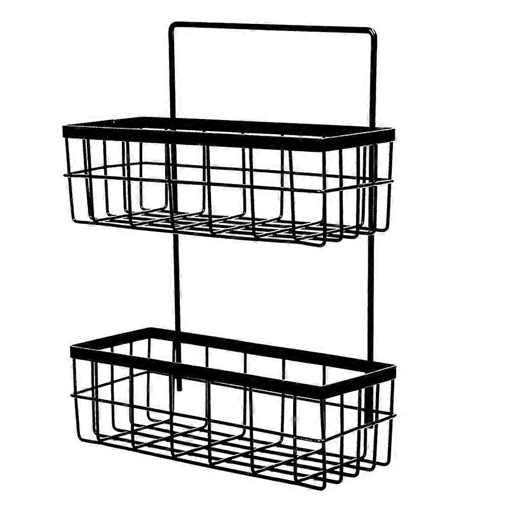 Bathroom Wall Shelf with Rustproof Metal Frame, SpaceSaving Shower Caddy for MultiRoom Storage