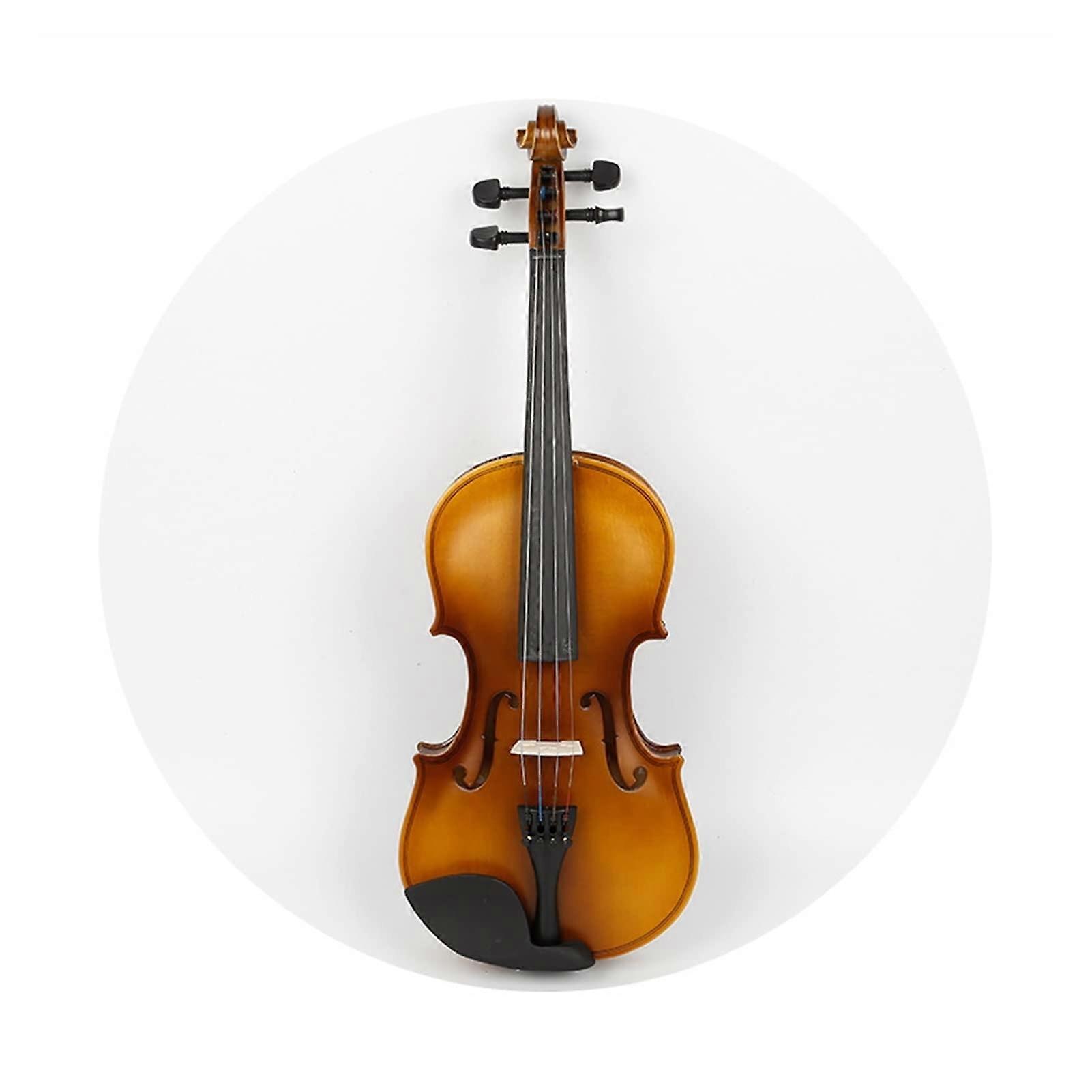4/4 Full Size Handmade Maple Wood Student Violin with Adjustable Tone Control for Practice