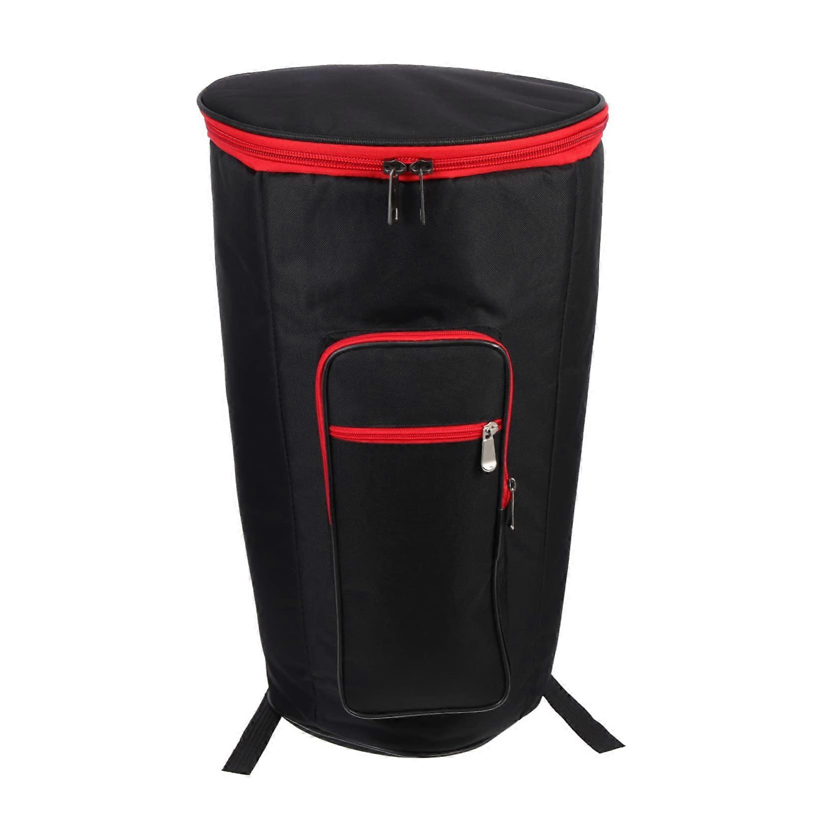 Padded Djembe Drum Bag Backpack with Adjustable Shoulder Straps and MultiPocket Storage