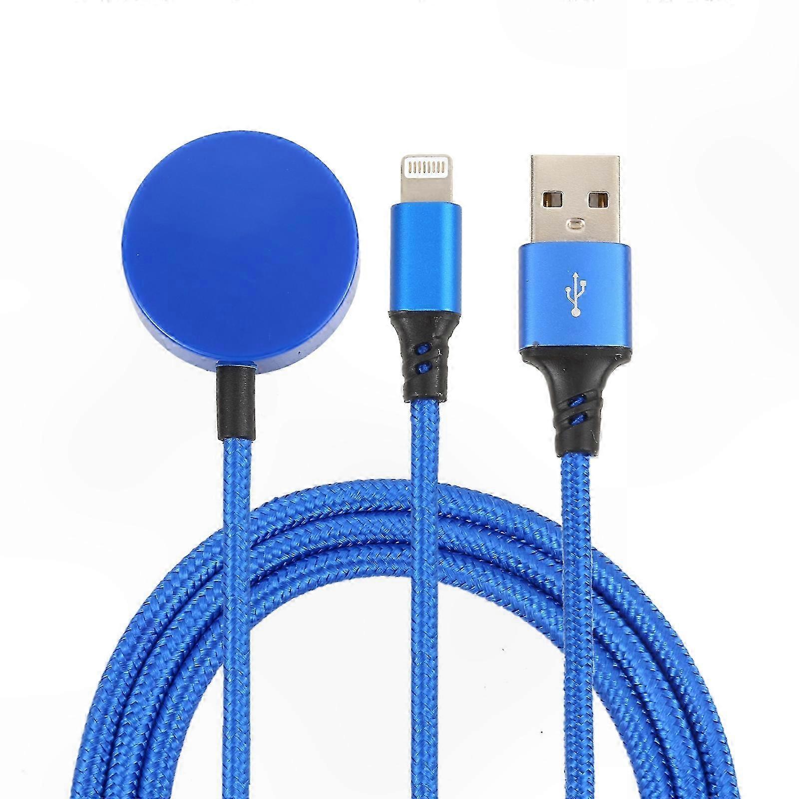 2-in-1 8-Pin and Magnetic Charging Base Cable, Multi-Function Design, 1 Meter Length