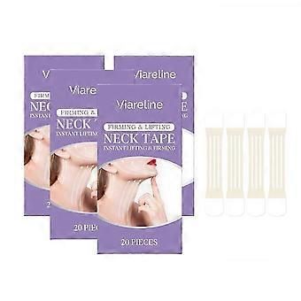 Cinta para levantar el cuello, cinta para levantar el cuello al instante, cinta invisible para levantar y reafirmar el cuello al instante.