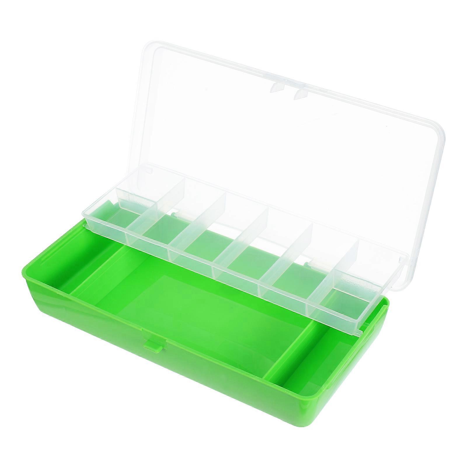 Fishing Bait Storage Box Double-Layer Plastic Container for