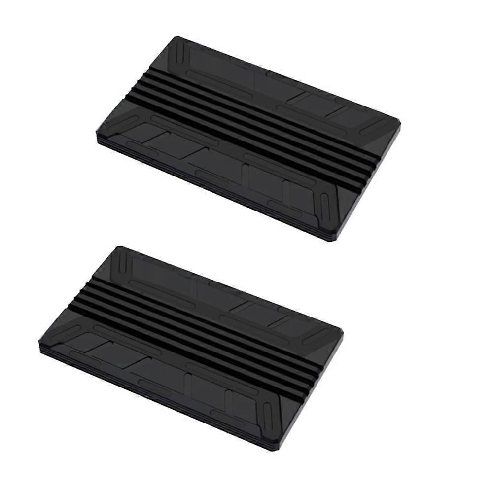 2Pcs NVMe M.2 MKEY SSD RAID Array Expansion Adapter Card PCIe Split Card Heatsink for Speeding Up