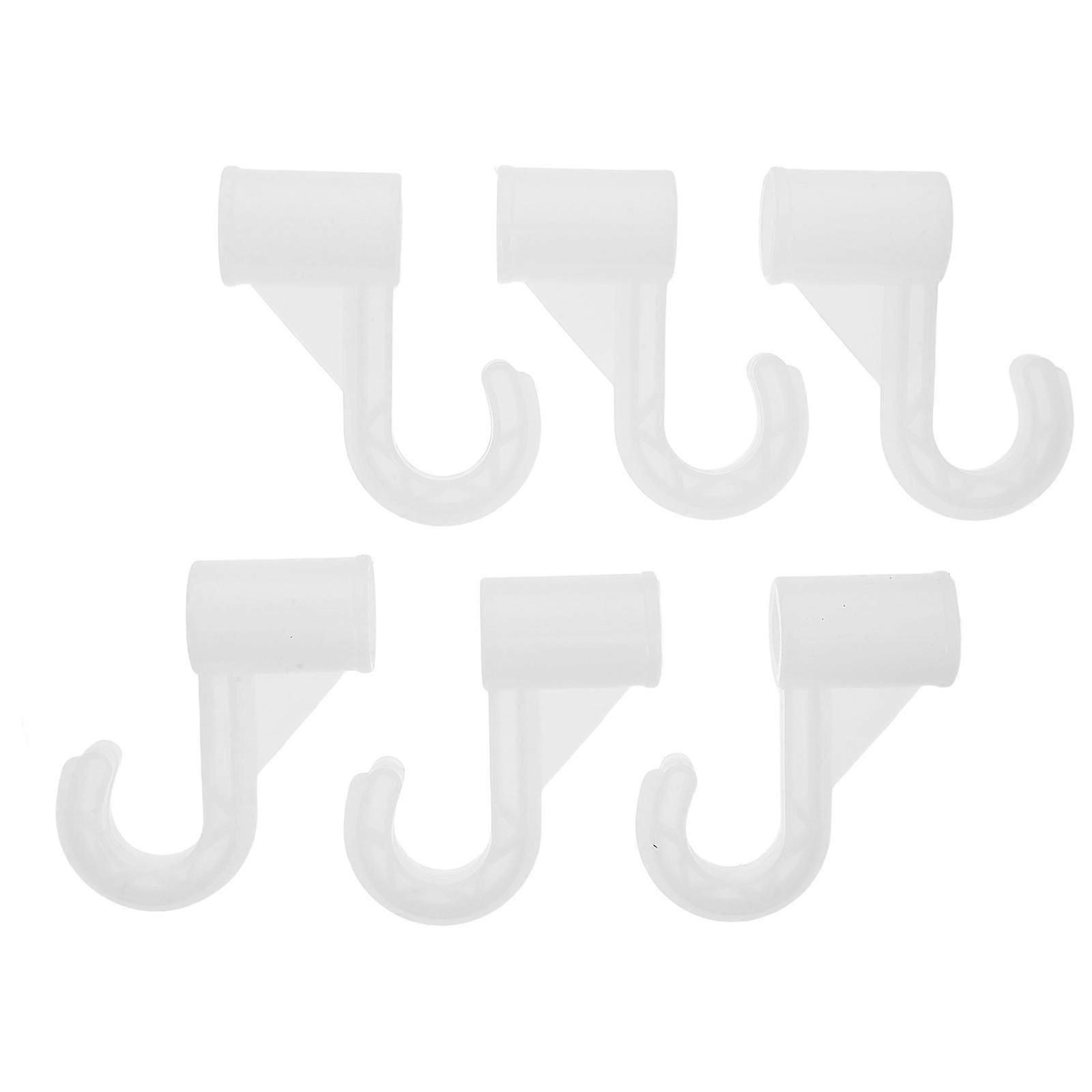 Adjustable Closet Rod Bracket Compatible with Hanging Clothes 18Pcs Holder