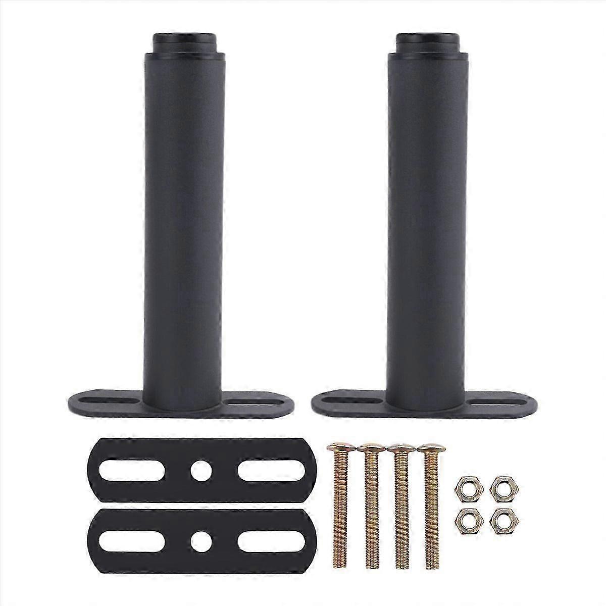 2PCS (7-13.5Inch) Adjustable Metal Bed Frame Support Legs