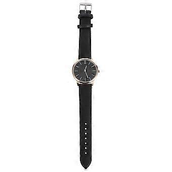 Quartz Watch for Women Casual Wrist Watch Adjustable Strap Black