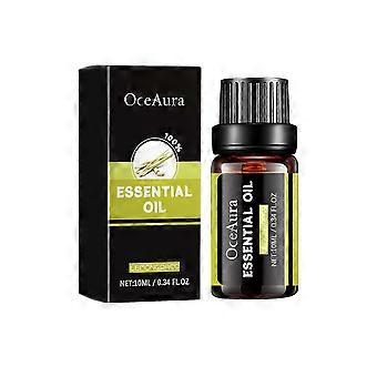 Aceite esencial de limoncillo para el cuidado corporal, hidrata, relaja y refresca la piel, 10 ml/caja