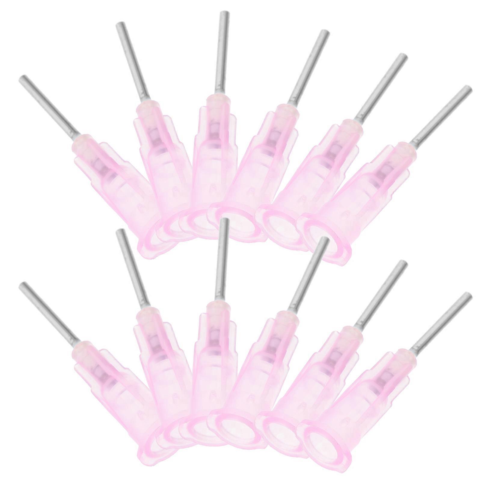 100pcs Blunt Tip Needles Dispensing Needles Replacement Dispensing Blunt Tips(18G)