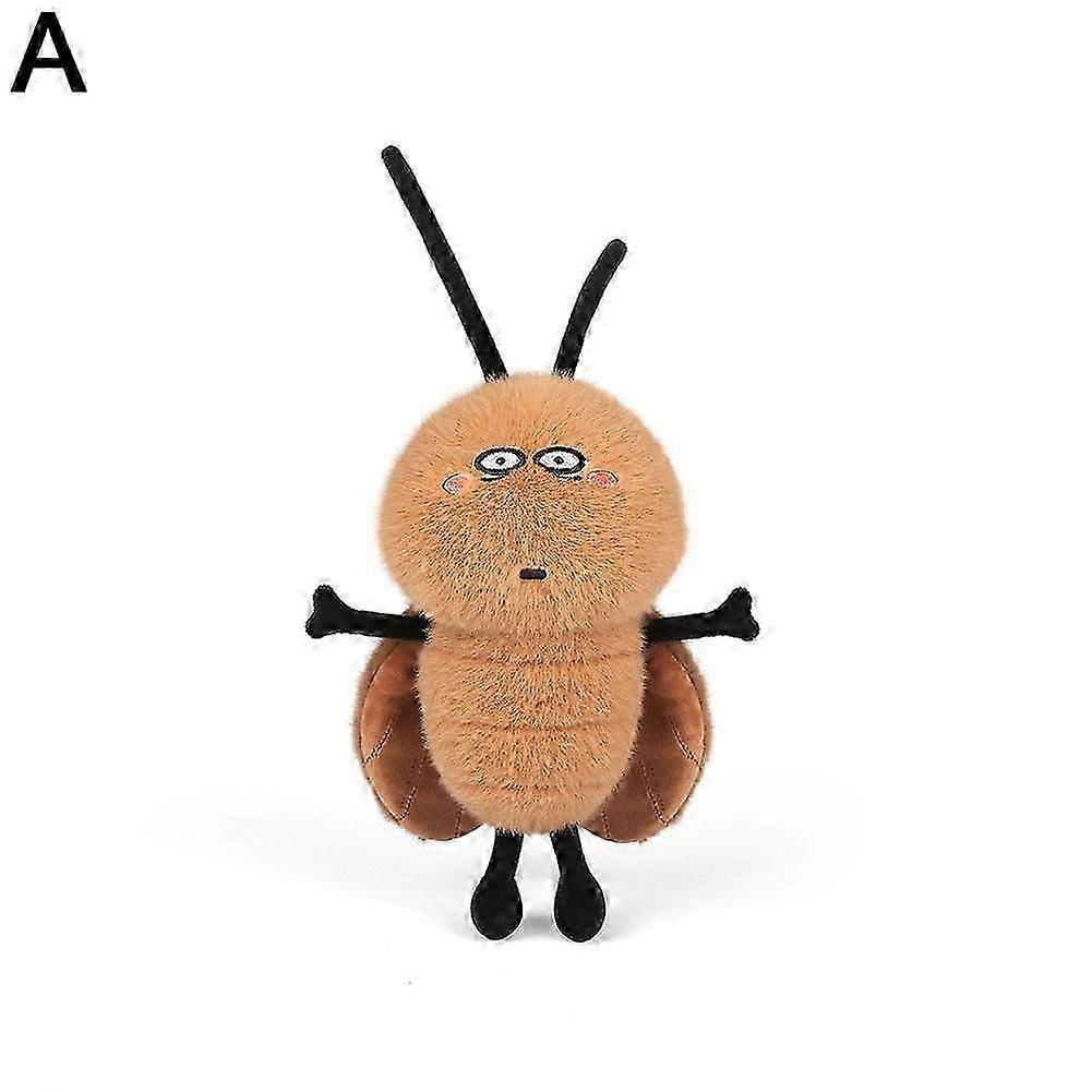 Cute Cockroach Doll Creative Plush Toy 7.8 Inch