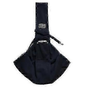 Pet Dog Sling Reversible Adjustable Strap Travel Hand-free Bag Puppy Backpack