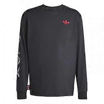 Adidas Herre Ajax Amsterdam Langermet T-skjorte