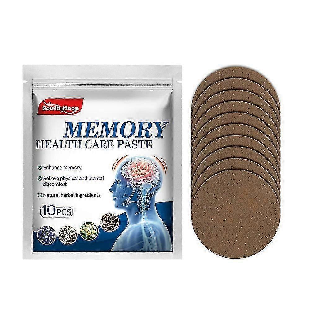 Brain Activation Patch for Memory Support Improve Focus & Concentration Herbal Pain Relief