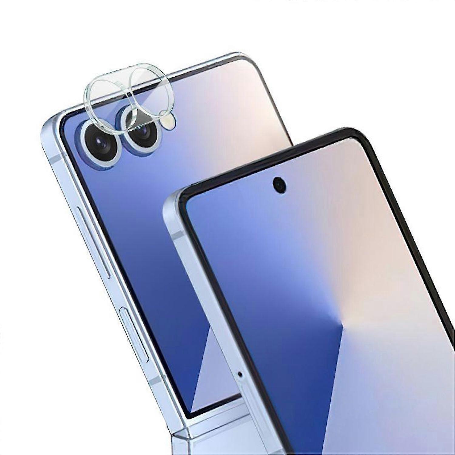 For Samsung Galaxy Z Flip7 5G Protective Case Tempered Glass 9H Camera Lenses Full Protection