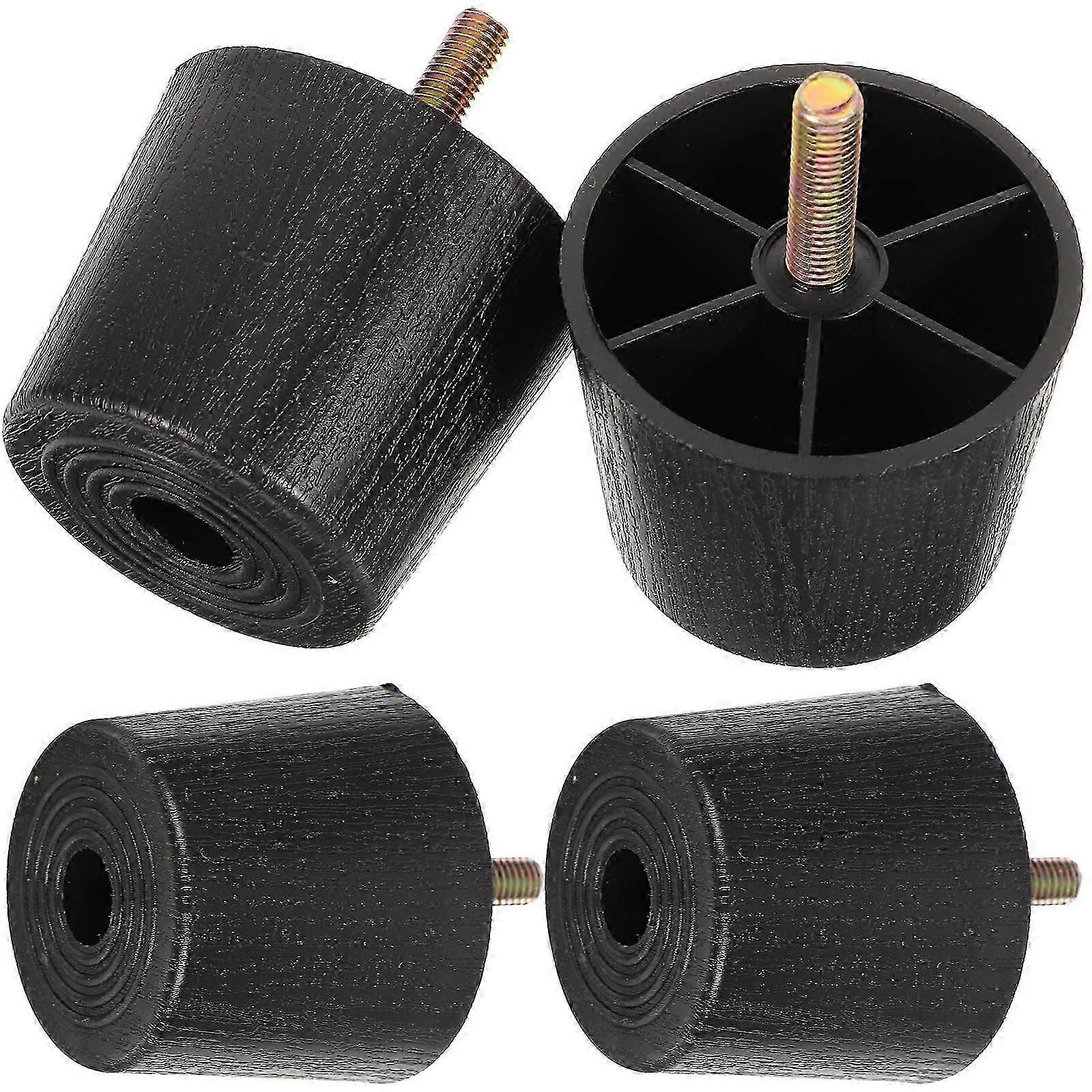 Furniture Sofa Risers compatible with Sofas 4Pcs 8x8cm Height Adjustment Risers Black