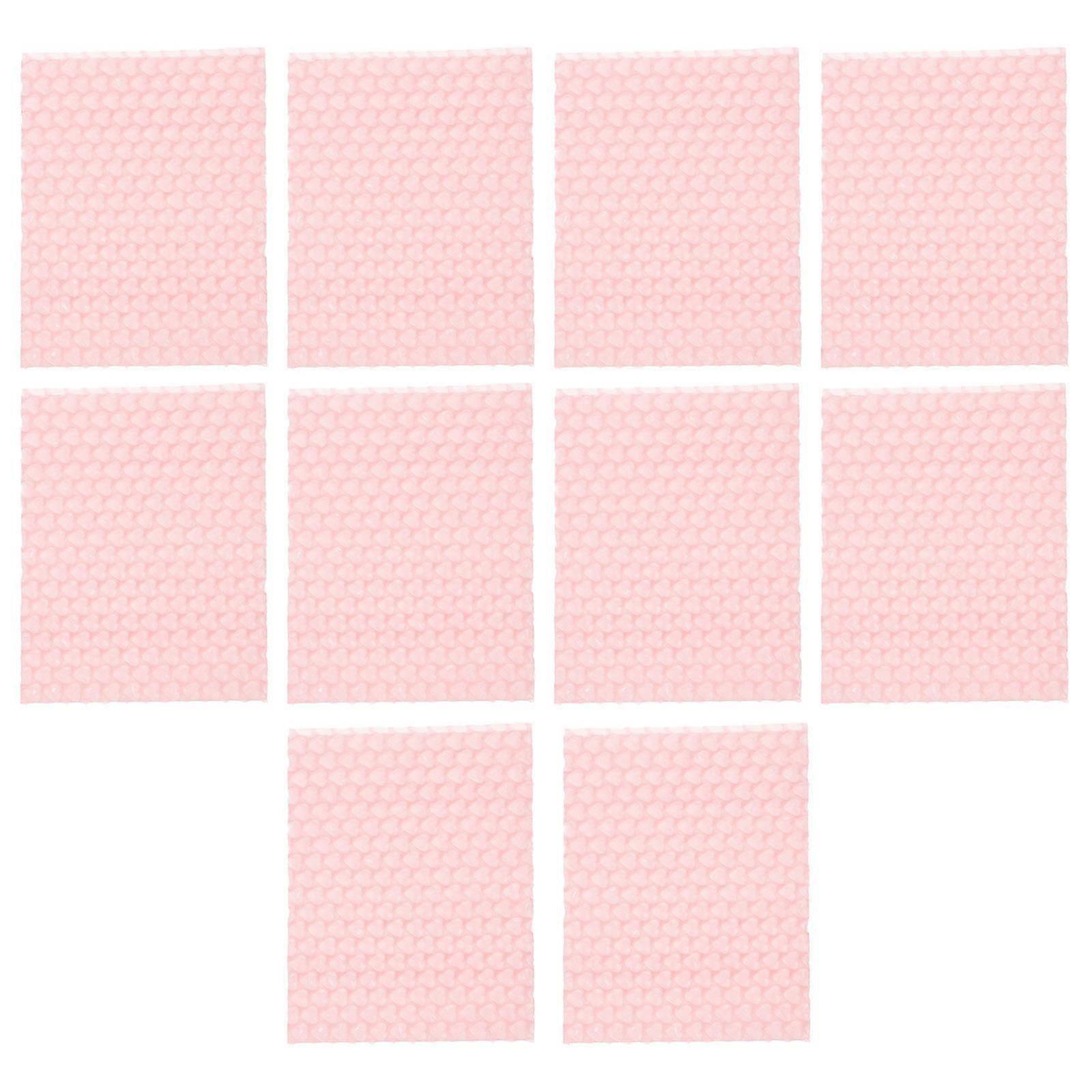 Bubble Mailers | Pink Heart Pattern | 10Pcs | PE Material | Protective Envelopes