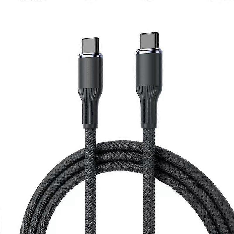 USB-C to USB-C Cable 2.4A Fast Charge 1M Black
