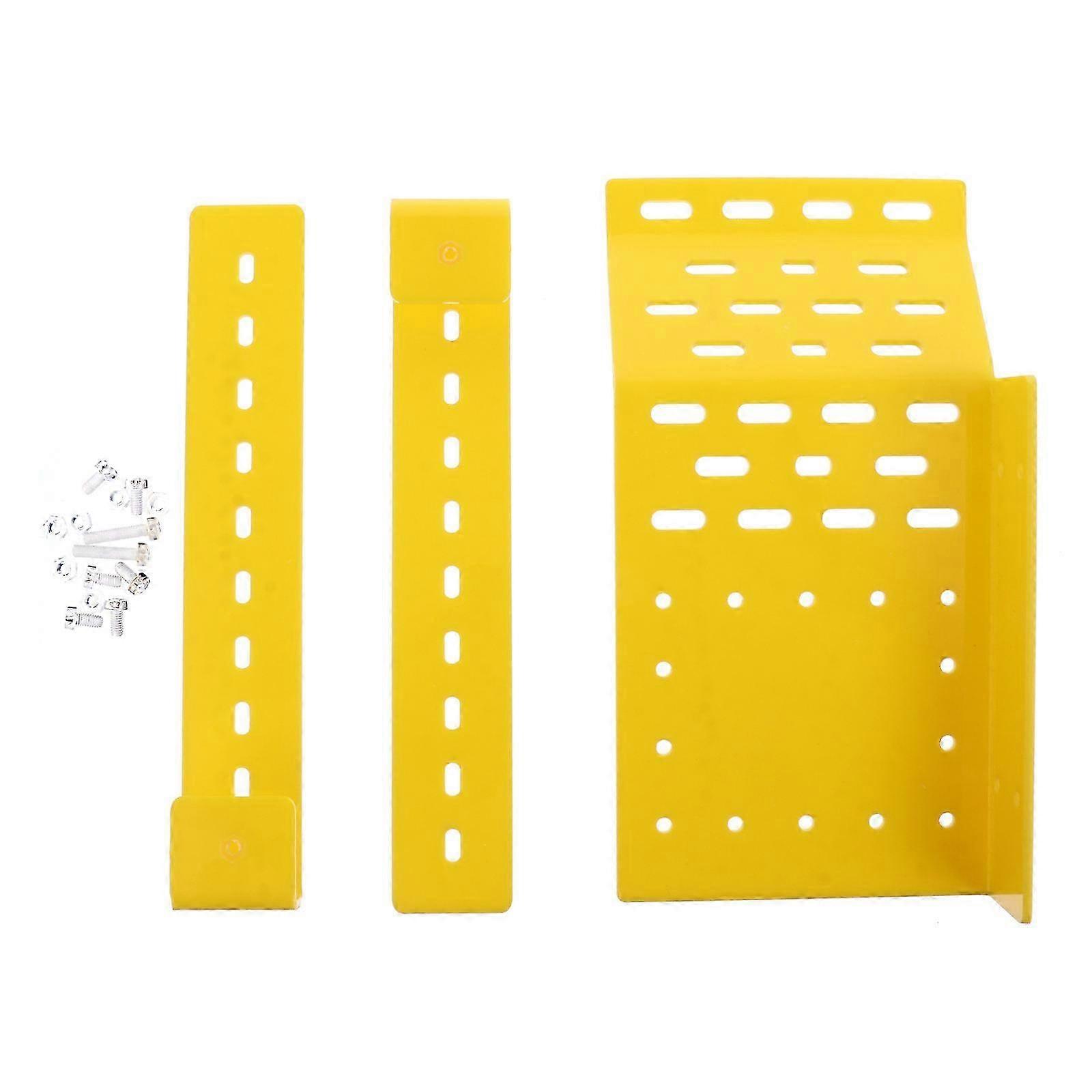 Yellow Acrylic Turtle Basking Platform for Climbing Aquarium Accessory