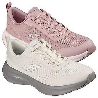 Skechers Womens Plush Foam Air Cooled Mesh Breathable Lace-Up Trainers