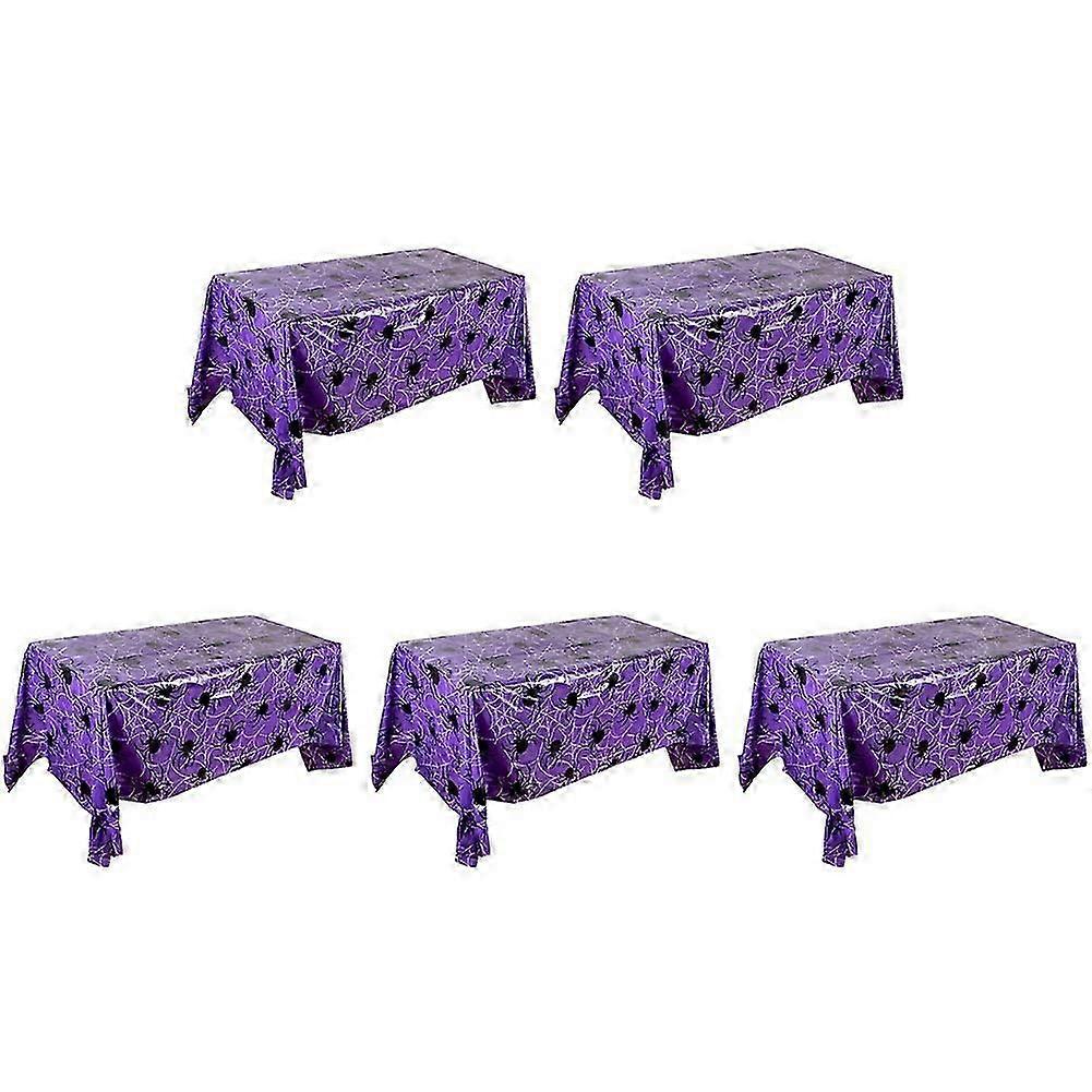 Halloween Placemat Ghost Table Runner Cobweb Tablecloth Gothic Tabletop Decor Home Decorations Kitchen Dining Decor A