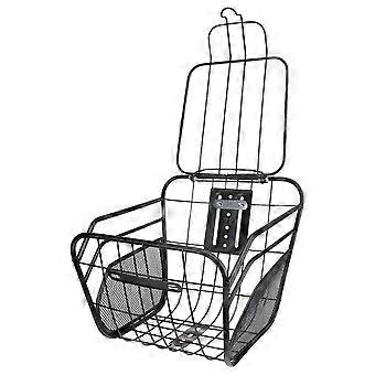 Metal Bike Basket Weather-Proof Protect Head Tube and Handlebar for Cyclists 1Set