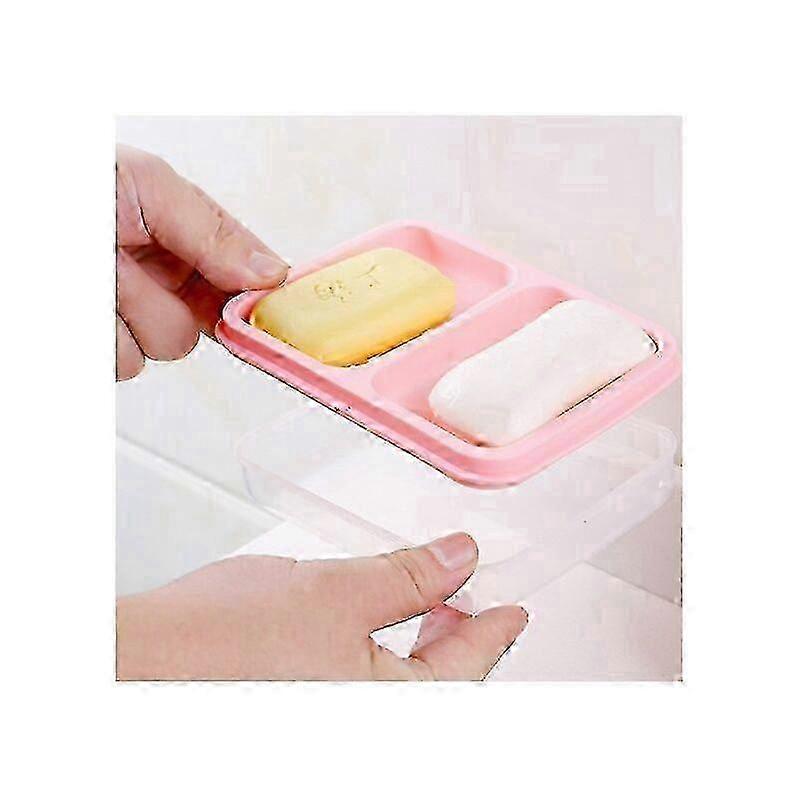 Double Compartment Waterproof Soap Case
