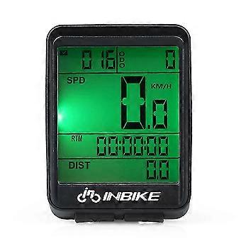 Waterproof Bicycle Speedometer Wireless Bike Computer Rainproof LCD Display Multifunctional Cycling