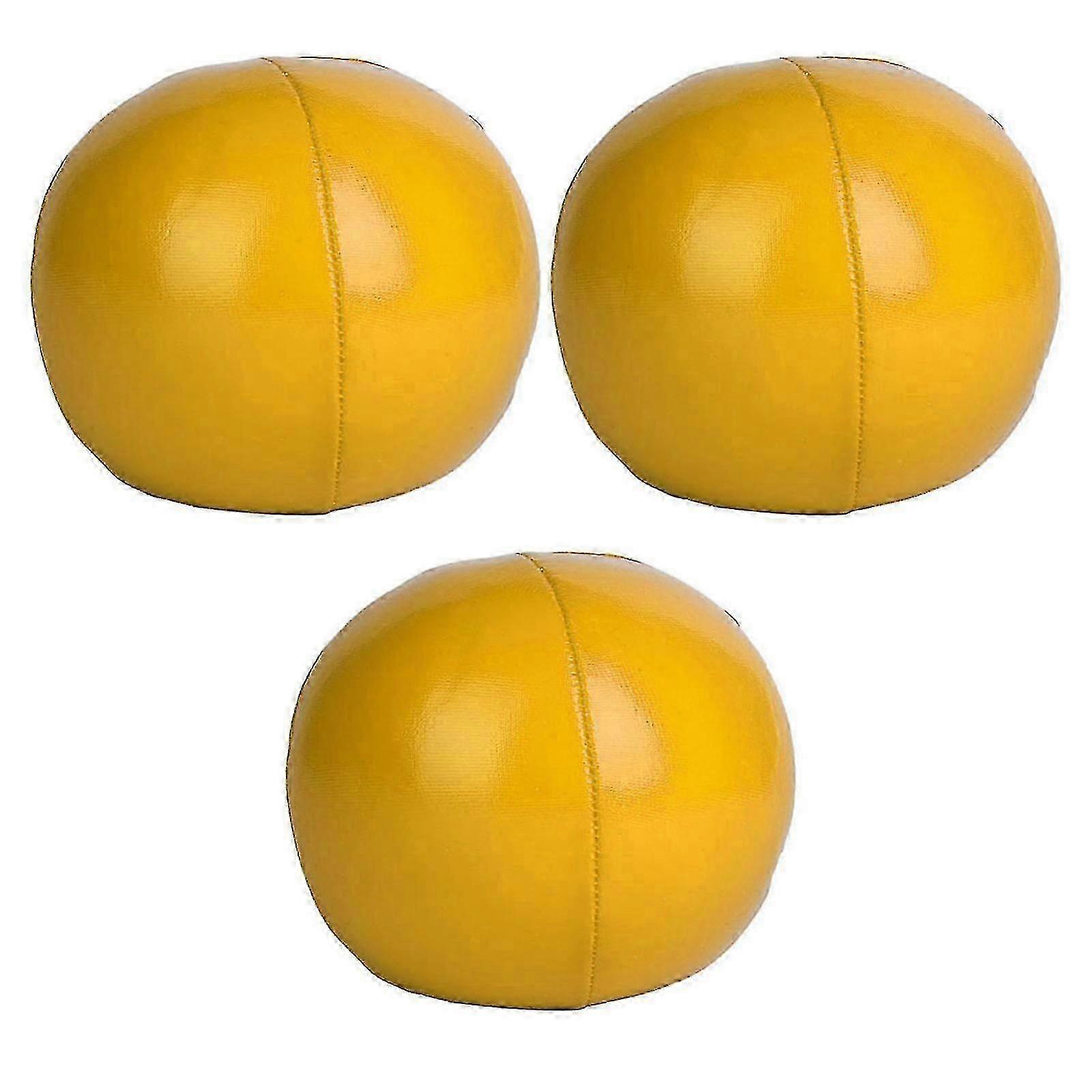 3 Pc PU Juggling Balls Soft Grip Portable
