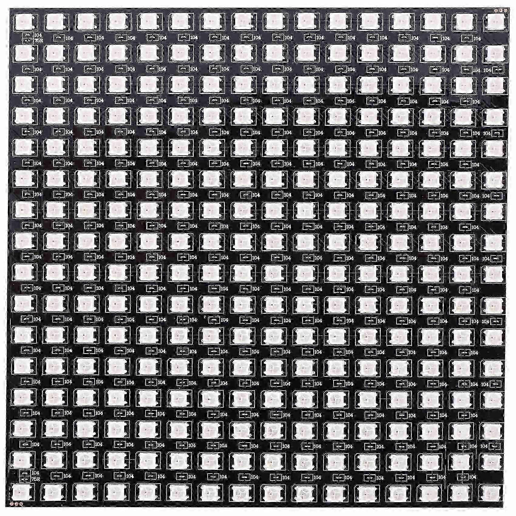 Addressable LED Panel 16x16 WS2812B Flexible RGB Pixel Light Module Screen