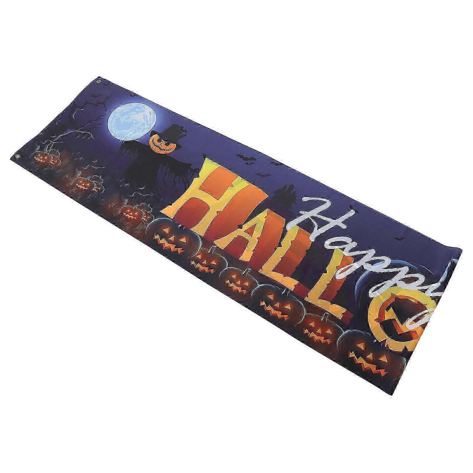 Party Decoration 1Pcs Polyester Halloween Background Banner