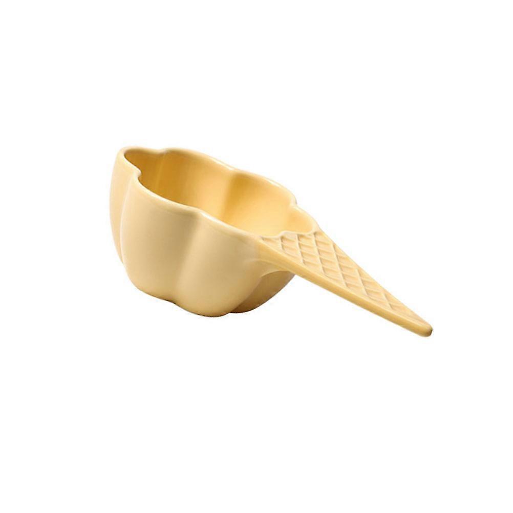 Ceramic Handled Dessert Bowl for Fruit Dessert Serving