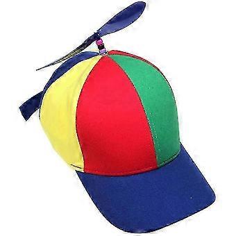 Baseball Cap with Fun Spinning Propeller - Bonus Beanie compatible with Adults