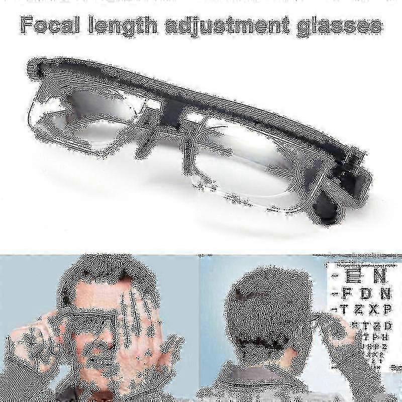 Dial Vision Adjustable Variable Focus Glasses for Distance Reading