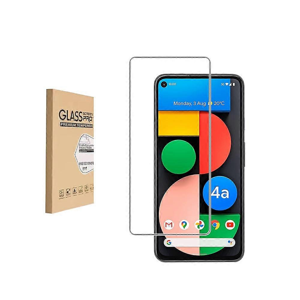 Screen Protector for Google Pixel 4A 9H Tempered Glass, Bubble, CaseFriendly, HD Clear (1 Pack)