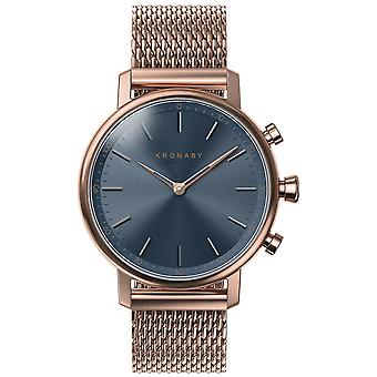Kronaby Karaat Quartz Analoge Unisex Horloge met S0668/1 Roestvrijstalen Armband