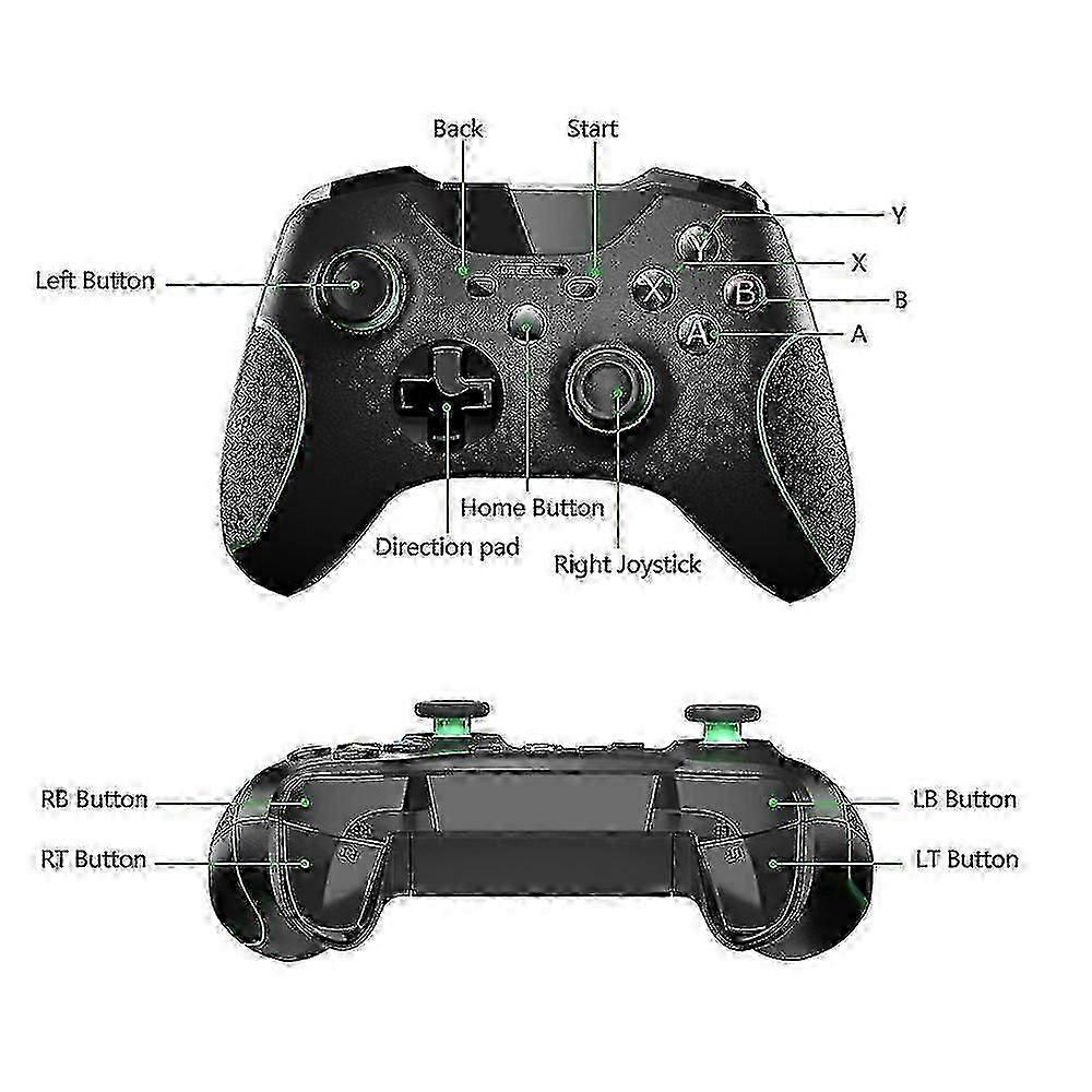 Compatible Xbox One Bluetooth Gamepad 2.4G Adapter Compatible with PC/Android/Xbox Series Controller