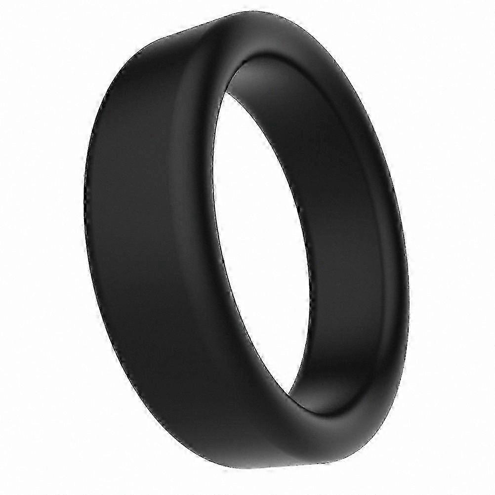 Silicone Ring Set for Men Health Function 1-Pack Black_ynar