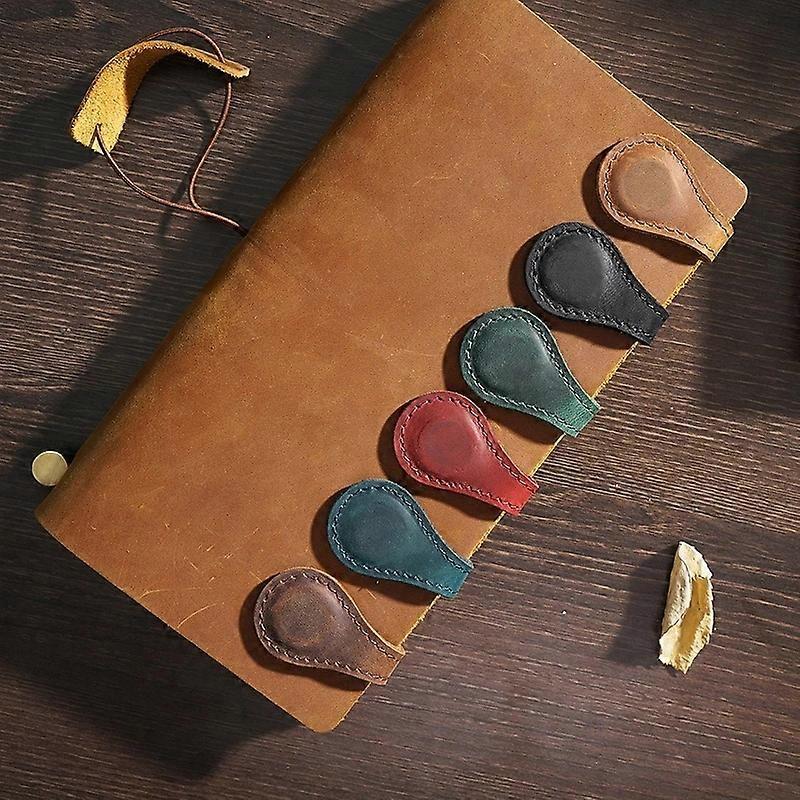 Handmade Magnetic Leather Bookmark