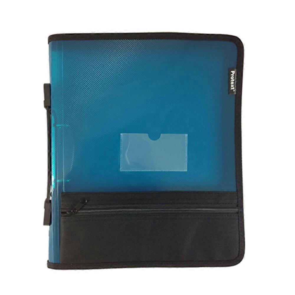 AQUA Protext 2 Ring Binder Buddy Polypropylene Case Retractable Handle 25mm A4