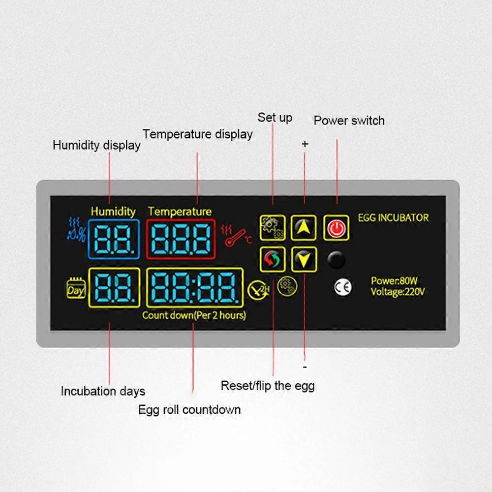 HTMC-5   Incubator Controller Constant Temperature Eggs Incubation Box Accessories