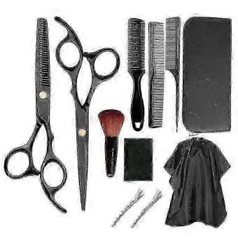 2024 Barber Scissor Set, Hair Clipper Set 12 Piece Professional Barber Scissor Set, Thinner, Home Salon Barber-brnv