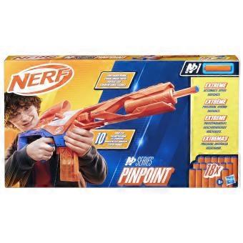 Nerf N-serien Pinpoint Bolt-Action Blaster, 10-pils klipp, 18 N1-pilar