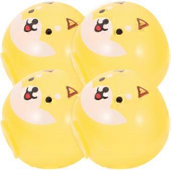 Oranje plafondstickers met glow-effect voor kinderen, 4-delige speelgoedset