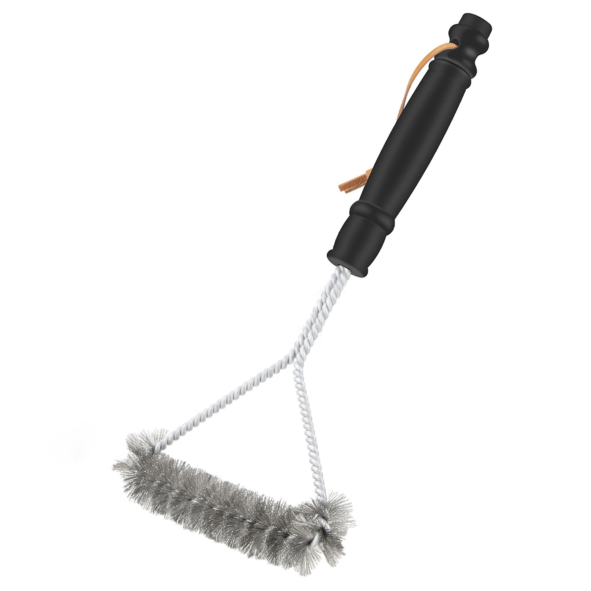 Grill Cleaning Brush 3-sided Bbq Wire Brush With Hanging Loop