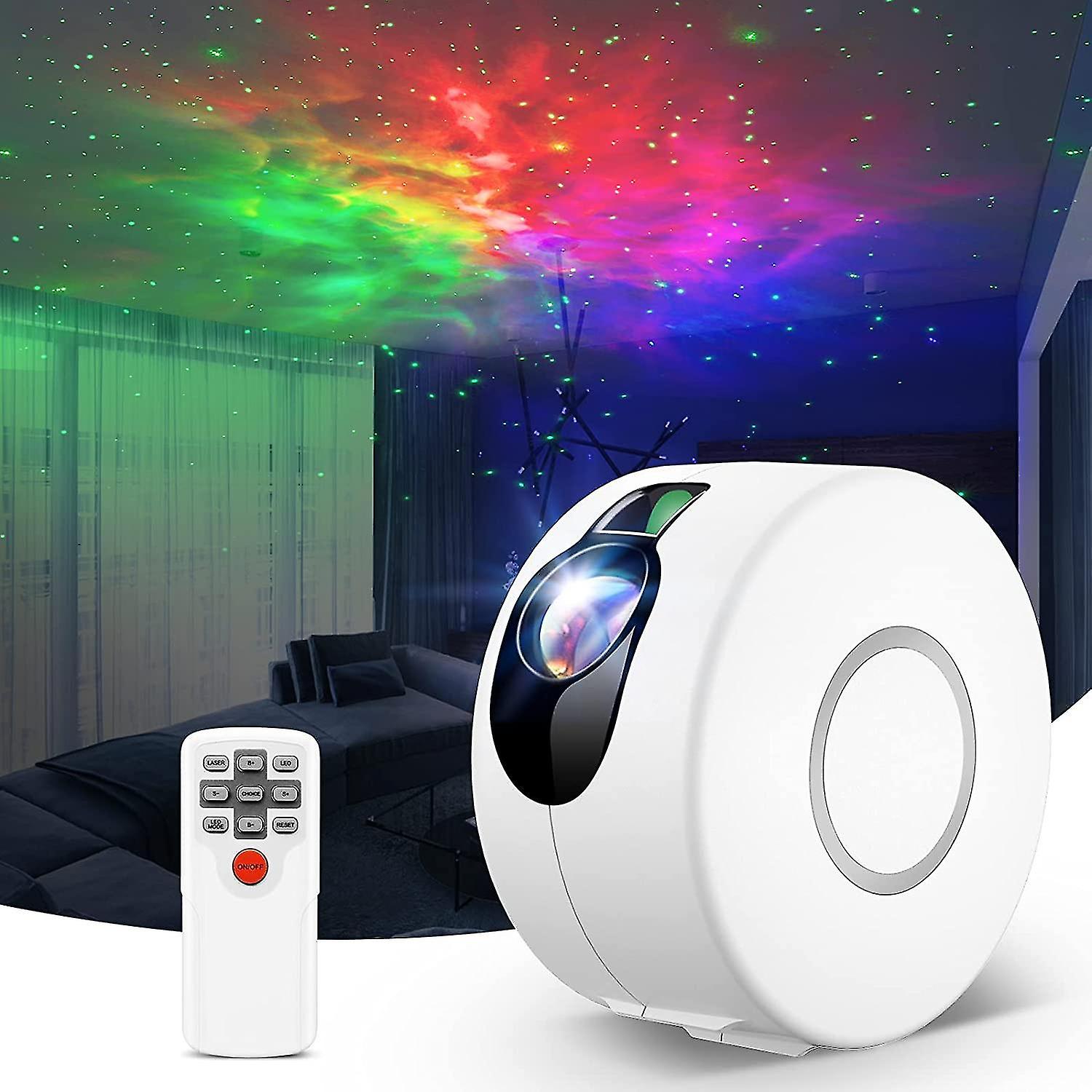 Projector,led Projector With Nebula,night Projector With Remote For Kids Adults Bedroom/party/game Rooms/home The